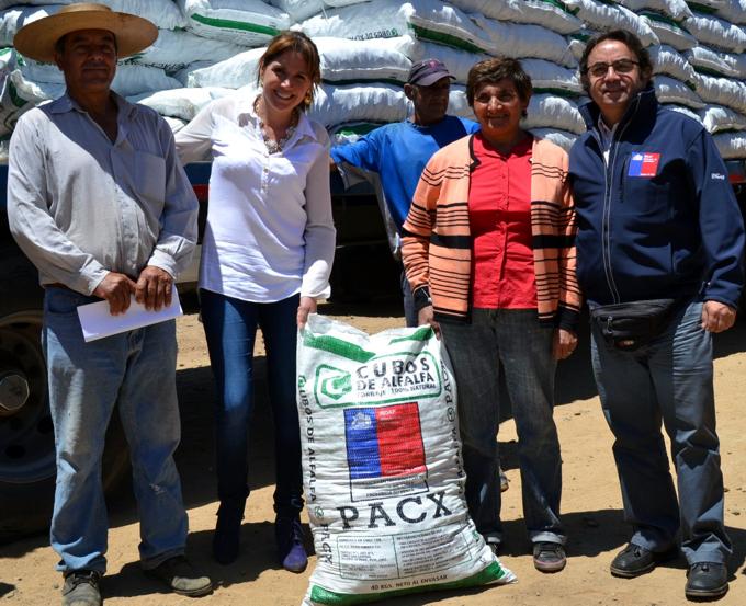 hoy son más de 100 agricultores que están recibiendo este beneficio en Limache